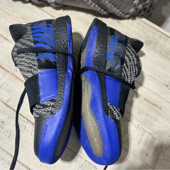 Adidas James Harden Vol. 3 Black Active Blue Tiger-Size: 10.5 - Picture 4 of 6